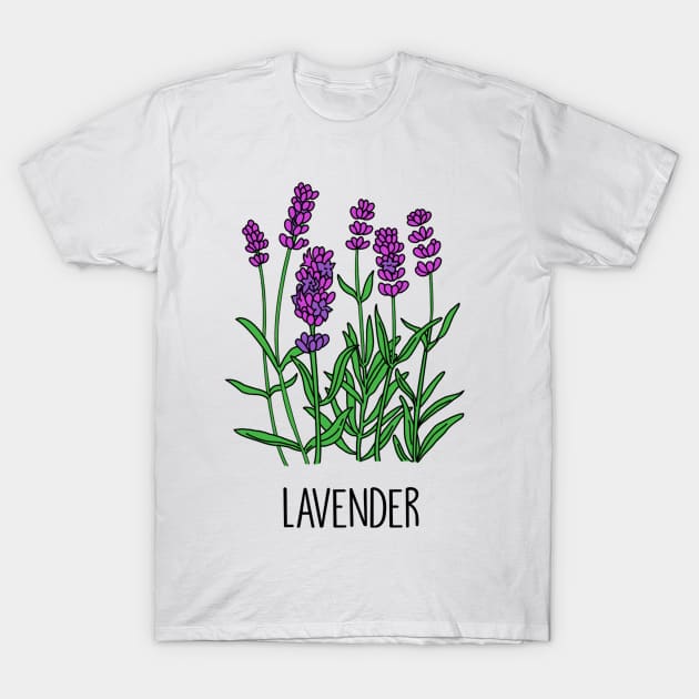 Lavender Purple Passion T-Shirt by SuperrSunday